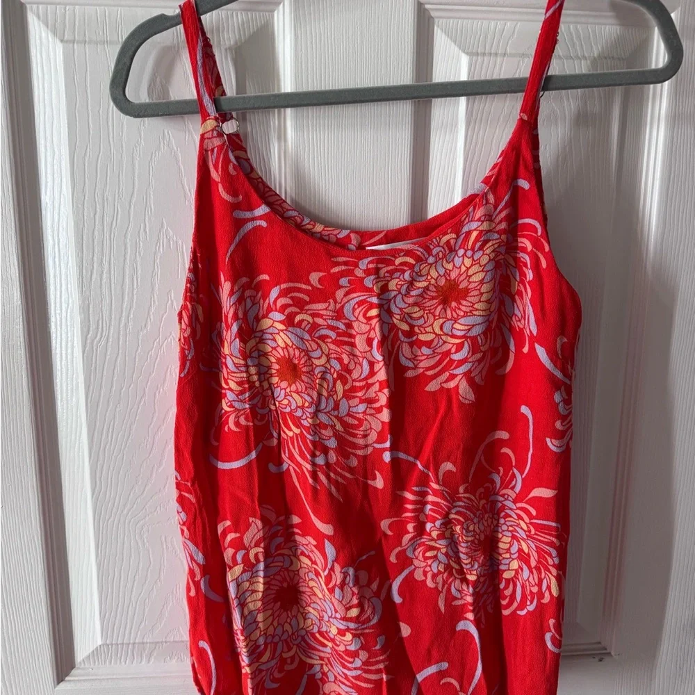 CAbi Orange Floral Camisole Top - Picture 2 of 4